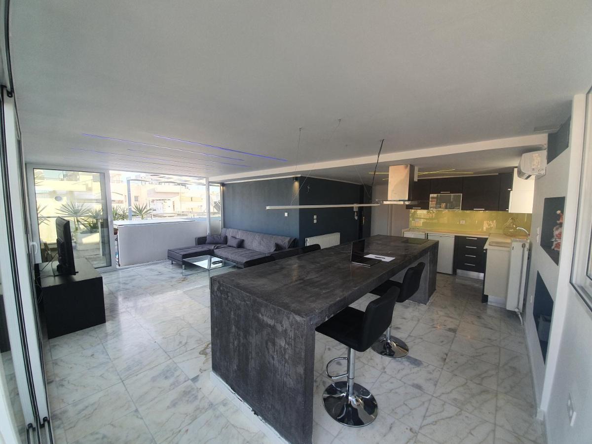 אתונה Citycenter Penthouse Mini Private Pool With Hydromassage And Great Town View מראה חיצוני תמונה