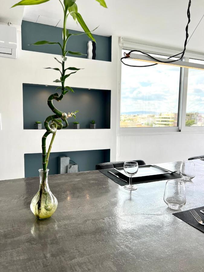אתונה Citycenter Penthouse Mini Private Pool With Hydromassage And Great Town View מראה חיצוני תמונה